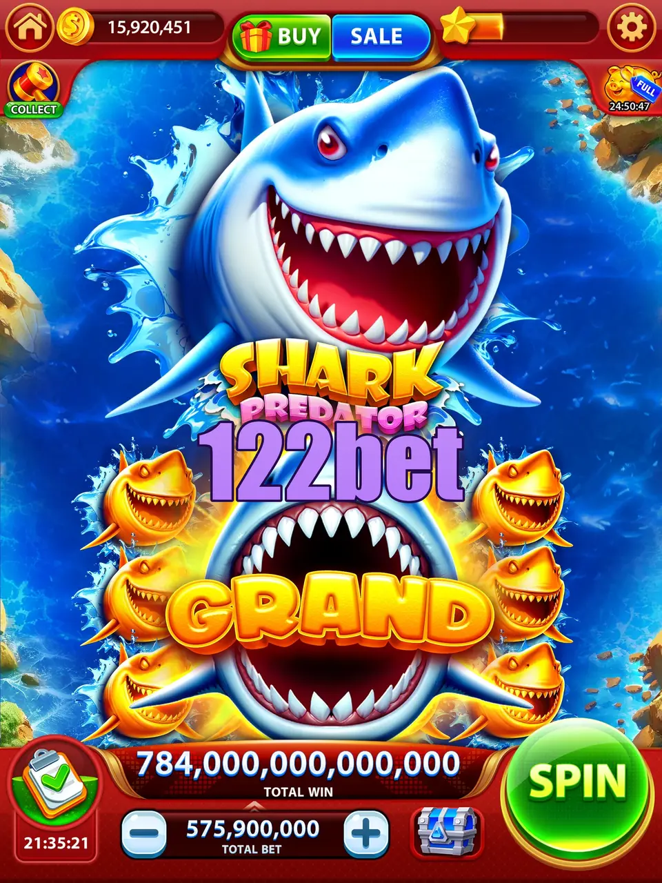 122bet Capturas de tela Oficial APK